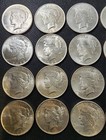 Peace Dollar Roll  20 Face 90  Silver  1923 P S D 18 Uncirculated Bu  lot Of 20 