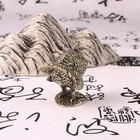 Milisten Mini Turkey Statue Animal Figurine Retro Brass Turkey Statue Desktop   