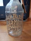 Vintage Jack Daniels Gold Medal Old No7 Large Decanter Bottle Empty Rare W book 