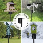 Bird House Pole 74 Inch Heavy Duty Bird Feeder Pole Mount Kit For Outdoors