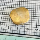 Vtg 1920s La Mode Guilloche Enamel Gold Tone Compact Powder Rouge Fair Cond