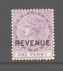 Dominica Qv 1d  6d Revenue Mint