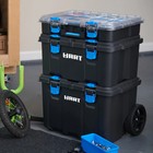 Hart Stack System  Mobile Tool Storage And Organization  Black   Blue- New