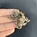 Old Antique Tibetan Buddhism Bronze Diamond Hand Protector Pendant Amulet