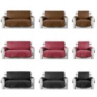 Reversible Sofa Cover Couch Slipcover Cushion Water-resistant W  Strap For Pet