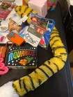 Estate Sale Junk Drawer Lot Box Radio Plush Matchbooks Lighter Pokemon Trinket