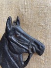 Antique Vintage Cast Iron Metal Horse Head Door Knocker