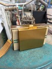 Vintage Cigarette Case Vanity Case Two Tier Stack Carryall Minaudiere Mesh