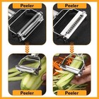 Ultra Sharp Vegetable Peeler Multi Functional Cutter Fruit Slicer Kitchen Tools