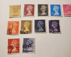 Great Britain Queen Elizabeth Ii Postal Stamps Used Mixed Collection 23 Pecies