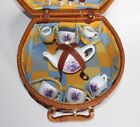 G3 My Little Pony Japan Porcelain Tea Set In Wicker Case - Vintage Mlp - 2004