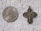 Vintage Catholic Religious Holy Sterling Cross Pendant