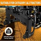 3 Point Tractor Quick Hitch With 2  Receiver Hitch On Category 1   2 Tractors