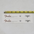Fender Strat Waterslide Guitar Neck Headstock Decals With Cs Logo  set Of 2 