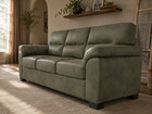 81   Mid-century Modern Microfiber 3-seater Sofa Accent Olive Green Living Room