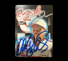 Signed Dale Earnhardt Sr   Jr Nascar Race Trading Card   coa  2 Autograph Racing