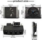 12v Electric Under Dash Ac Kit Remote Control Universal Car Truck Rv