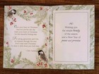 Vintage Unused Christmas Birds Tree Greetings Holiday Greeting Card Nos