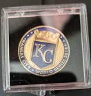 Rare - 2014 Mlb World Series Official Media Press Pin - Kansas City Royals 3rd