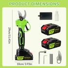 Cordless Electric Pruning Shears Pruner Brushless Branch Cutter With 2 Batteries