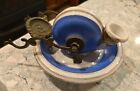 Antique French Porcelain Blue Encrier Snail Inkwell C1850s Fisher Mieg B  ezova 