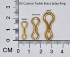 100 Pcs Sinker Eyes - Splay Rings Lead Weight Molds Wire Eyes Stainless Steel