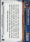 2015 Topps Update Carlos Correa  us251 Rookie Debut Card  rc 