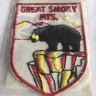 Vintage  Great Smoky Mountains Tn Nc National Park Black Bear Souvenir Patch