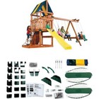 Swing Sets For Backyard Hardware Kit Children Kids Outdoor Play Fun Playset New