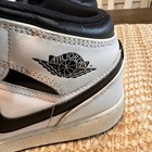 Air Jordan 1 Mid White Black- Youth Sneakers 2023  Dq8423-132 Shoes Size 5y