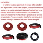 Door Rubber Seal Strips Weather Draft Noise Reduction J For Mercedes Glc Class