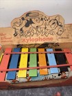 50   s 60   s Walt Disney Character Xylophone W original Box  And Mallets No 135