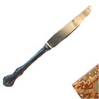 Modern Hollow Dinner Butter Knife 9   Dover Oneida Stainless Flowers Silver