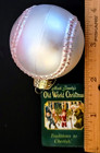 New With Tag    Merck Old World Christmas Glass Baseball Christmas Ornament 2001