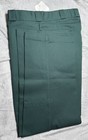Dickies Work Pants Mens Green Double Knee Loose Fit Phone Pockets Straight Leg