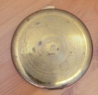 Vintage 1960s Coty Airspun Round Powder Compact Mirror Gold Tone Beauty Case