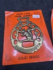 Vintage Solid Brass Bournemouth Dorset Horse Brasses Souvenir Lot Of 2 England