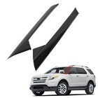 Fit 2011-2019 Ford Explorer Pair Windshield Outer Pillar Trim Molding Left Right