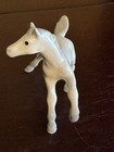 Hagen Renaker Horse Turning Yearling Mini In Glossy White With Shading Gorgeous