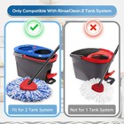 4 Pack Rinseclean Spin Mop Replacement Head Spin Mop Refills Compatible With    