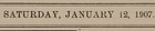 The Economist  Weekly Commercial Times - Saturday  January 12  1907