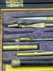 Antique Mid 1800s Boxed Set Of Drafting Drawing Cartography Tools Instruments