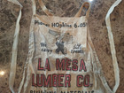 Vintage Carpenter Apron La Mesa Lumber Co   California