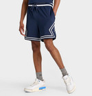  new  Men s Nike Jordan Sports Dri-fit Mesh Diamond Shorts Navy  hf9910 410      