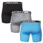 Head Mens Performance Underwear 3-pack Boxer Briefs S-5xl Polyester spandex
