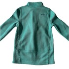 Spyder Full Zip Sweater Jacket Kids S 7 8 Teal Green Waffle Knit Fleece Lined
