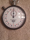Vintage Heuer Stopwatch S p C6570h 1 10 Excellent Condition 2  Diameter