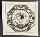 1879 Nsw Australia Perkins Bacon Bromide Of Orgnal Printers Artwork 1 - Lrge Ddm