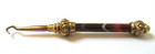 Antique Glove Button Hook Banded Agate