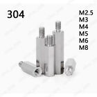 Male-female 304 Stainless Steel Hex Column Standoff Support Spacer M2 5 M3 M4-m8